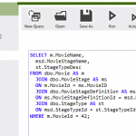 Azure Portal with a Query Window open