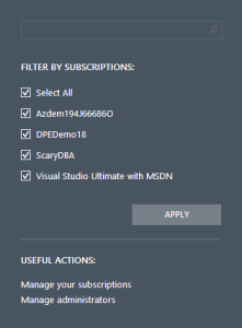 FilterSubscriptions