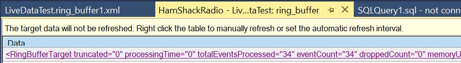 Extended Events and Azure SQL Database Ring Buffer Output